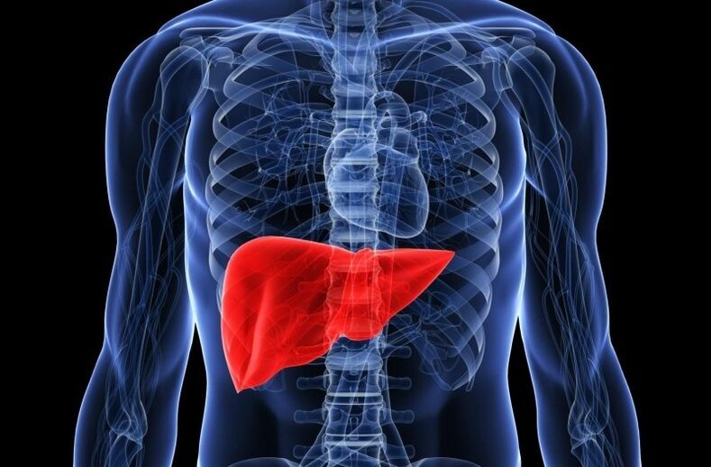 Infection of the liver