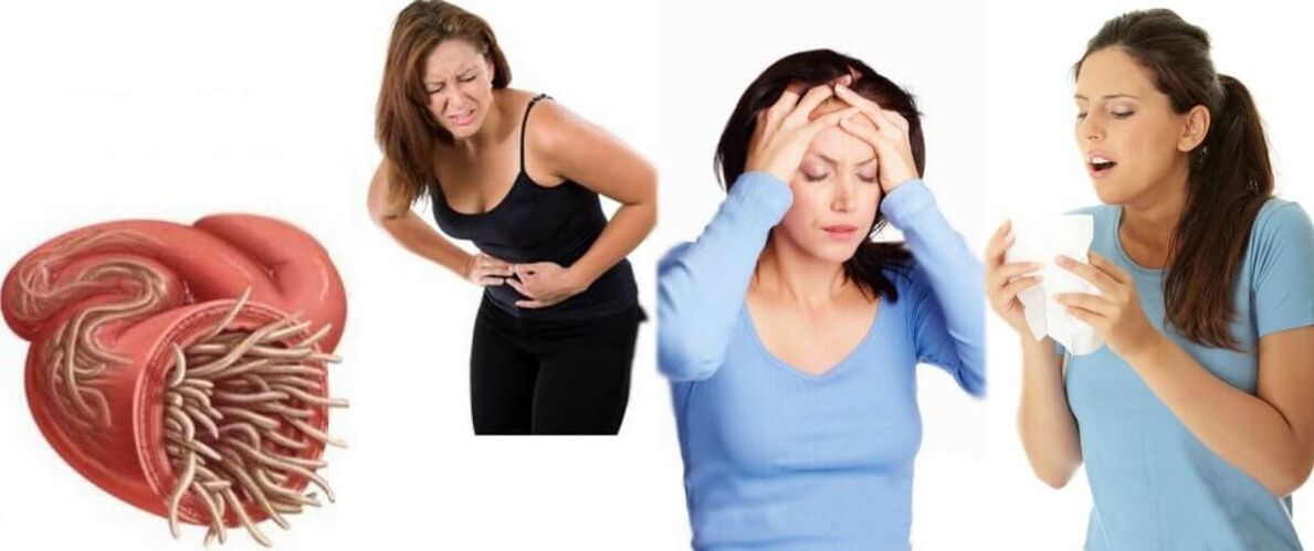 symptoms of parasitic infection