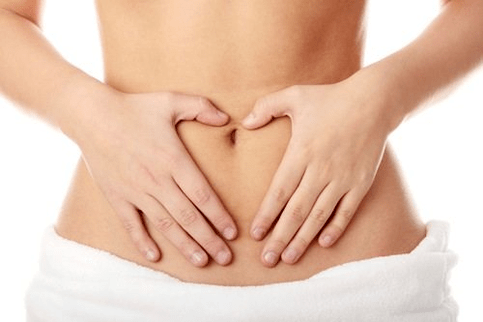 abdominal pain with parasites